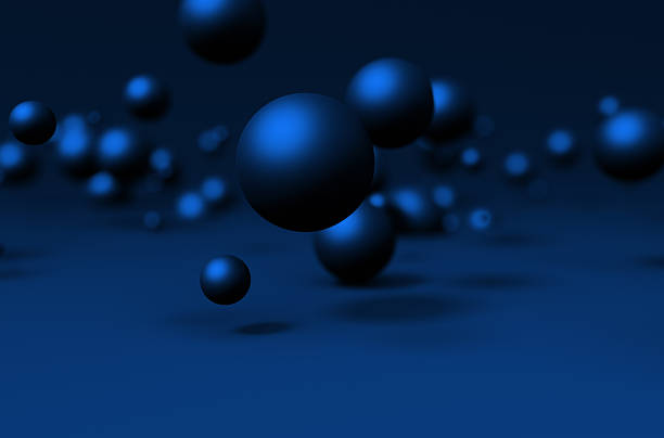 istock Abstract 3D Rendering of Flying Spheres 503185788