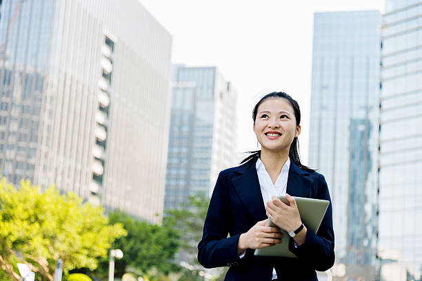 istock Asian businesswoman using digital tablet 503187862