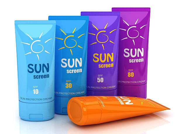 istock Set of suntan cream 503188267