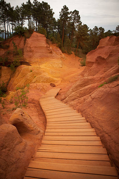 Walkway in Roussillon France