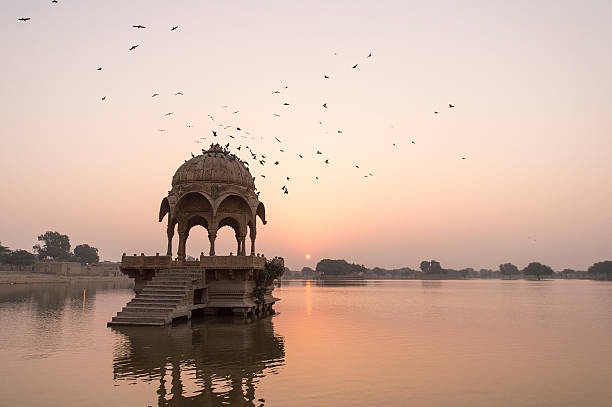 istock Gadi Sagar temple in Gadisar lake. 503188752