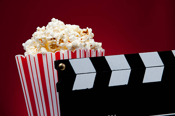 istock Popcorn and film slate 503190447