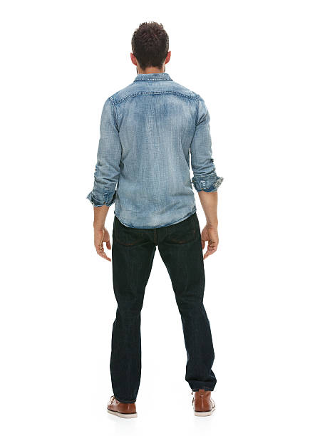 istock Back view of casual man 503191264