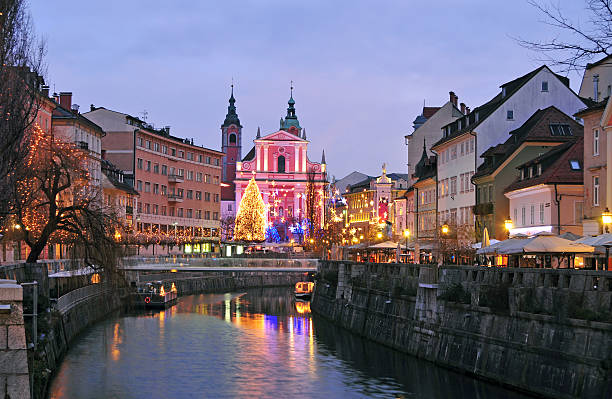 istock Ljubljana, decorated for New Year's celebration 503191402