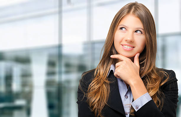 istock Smiling female manager having an idea 503191919