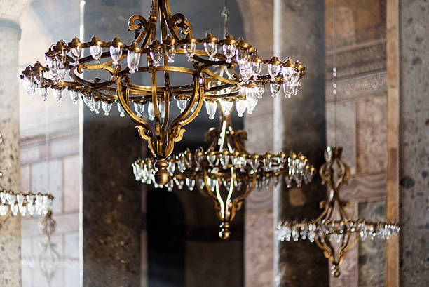 istock Lighting equipment in Hagia Sophia 503192150