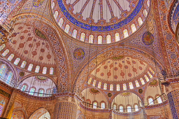 istock Blue mosque interior in Istanbul Turkey 503192792