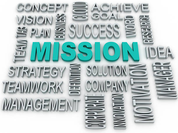 istock 3d Mission and business concept in word tag cloud 503193413