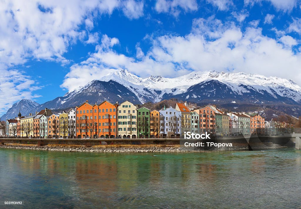 Innsbruck Austria Innsbruck Austria - architecture and nature background Innsbruck Stock Photo