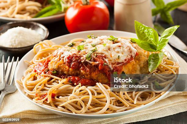 Homemade Italian Chicken Parmesan Stock Photo - Download Image Now - Chicken - Bird, Chicken Meat, Parmesan Cheese