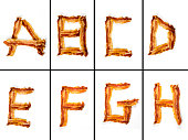 Bacon Alphabet XXXL