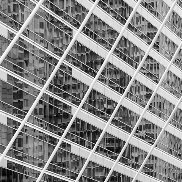 istock Abstract background image of blur reflection on window building 503197998