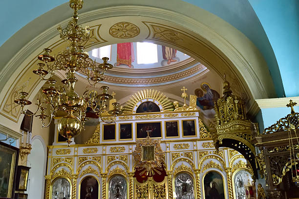 istock Russian Orthodox Church interior, Jerusalem 503198356