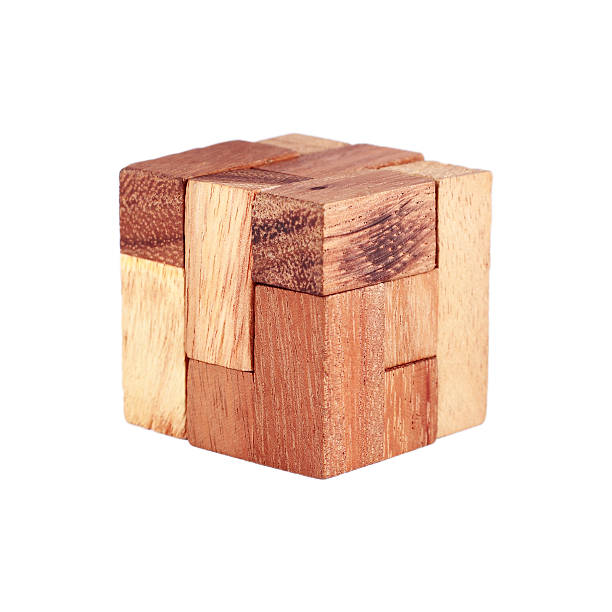 istock Wooden block game isolated on white 503198706