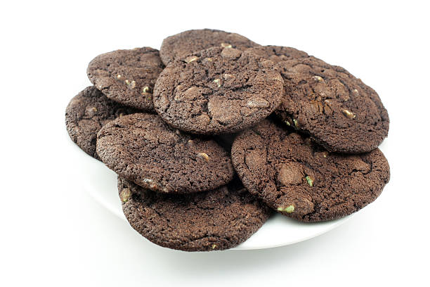istock Plate of Chocolate Cookies 503199292