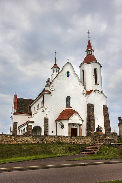 istock Catholic Church in Soly, Grodno region, Belarus. 503200014
