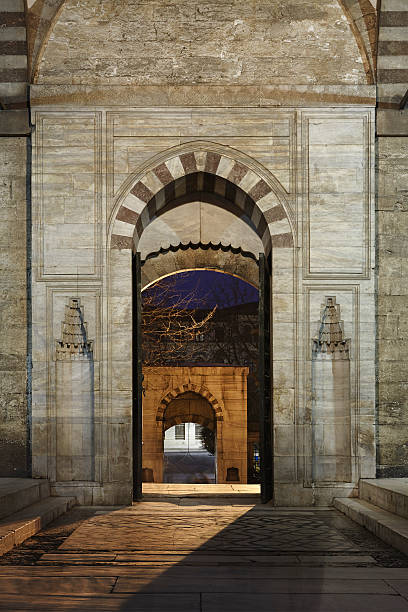 istock Entrance in the Suleymaniye mosque 503200150