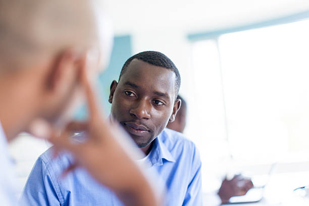 istock African colleagues having a discussion in the boardroom 503203037