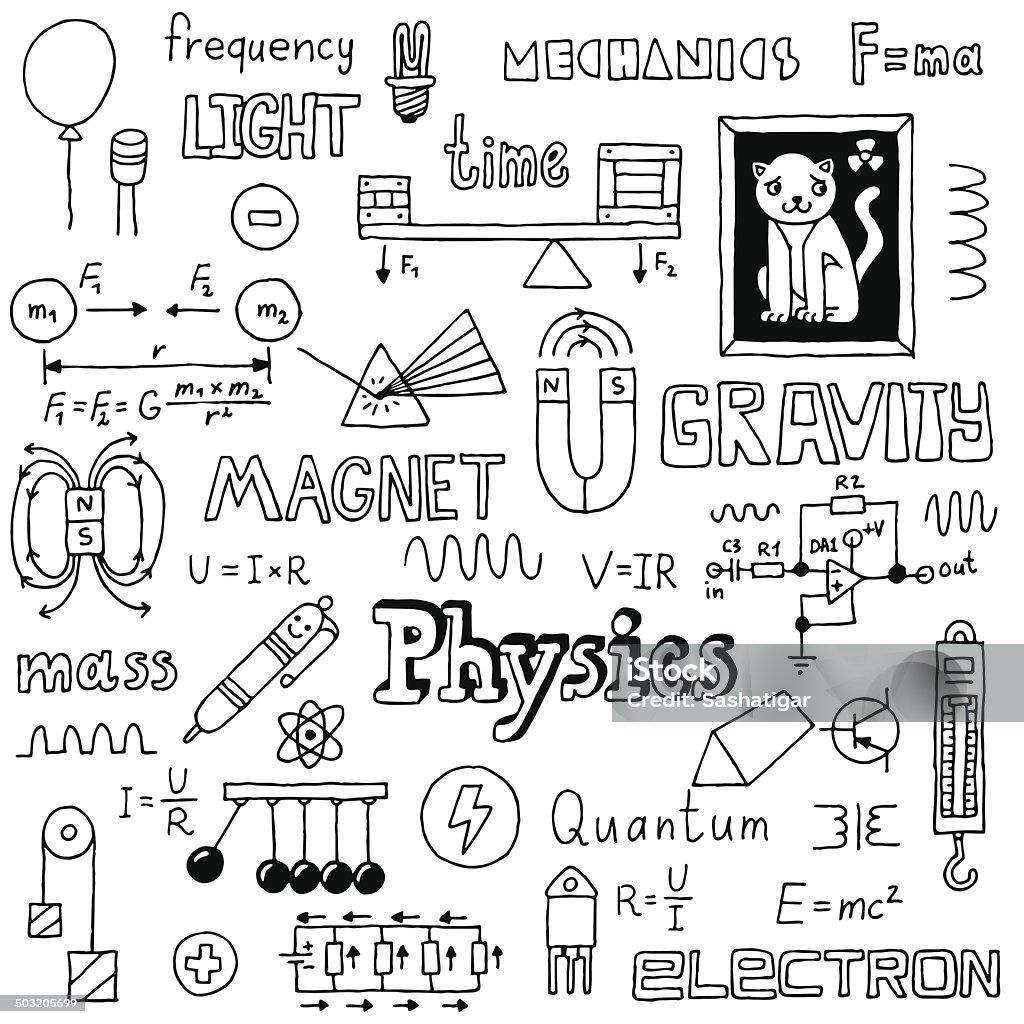 Ilustración de Física Dibujo A Mano Ilustración Vectorial Blanco Y Negro y más Vectores Libres de Derechos de Isaac Newton - Ciencias - iStock Ilustración de Física Dibujo A Mano Ilustración Vectorial Blanco Y Negro y más Vectores Libres de Derechos de Isaac Newton - Ciencias - iStock