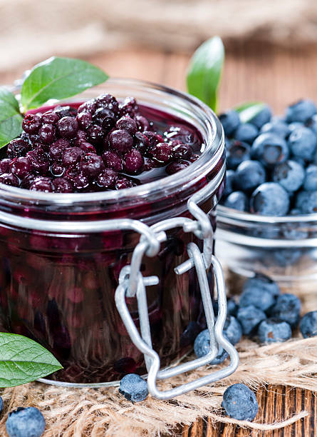 istock Portion of canned Blueberries 503206231