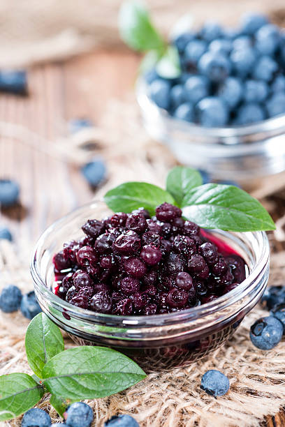 istock Portion of canned Blueberries 503206257
