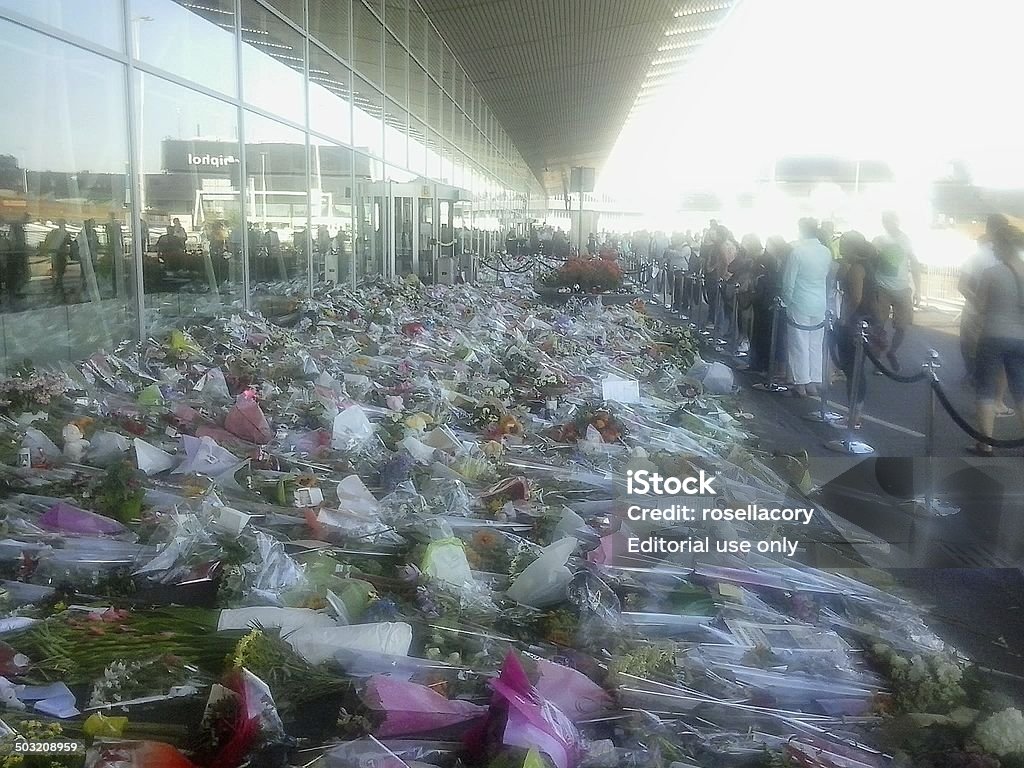 Flores para algunos asesinados en avión avión 2 - Foto de stock de Accidente aéreo libre de derechos