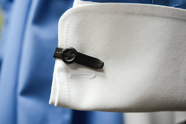 istock Shirt cuff pressed at dry cleaners 503210809
