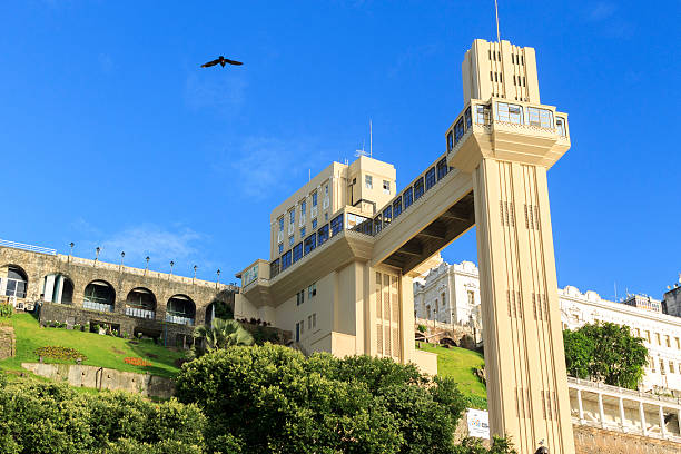 elevador lacerda 2 - bahía fotografías e imágenes de stock