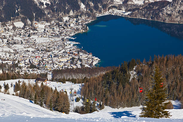 istock Mountains ski resort St. Gilgen Austria 503216598