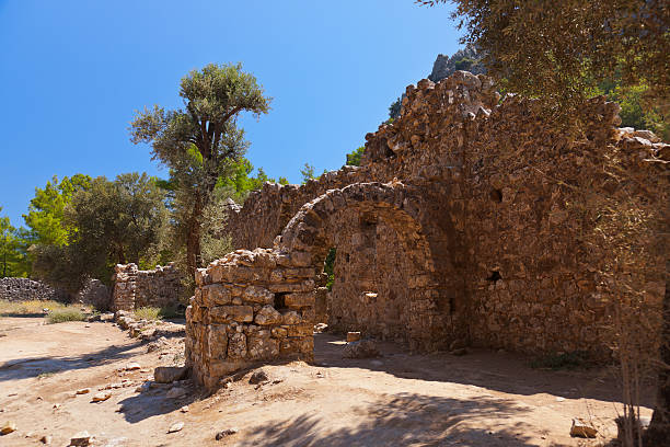 istock Old town Olympos in Turkey 503217596
