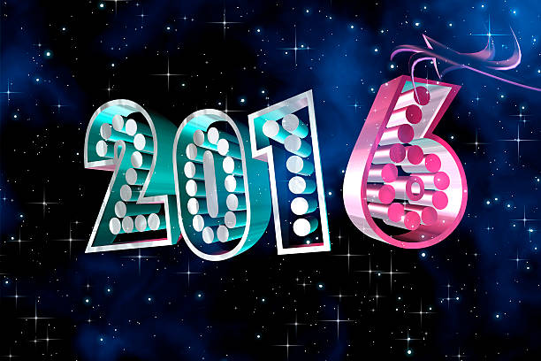 istock Happy New Year 2016 at space background 503218048