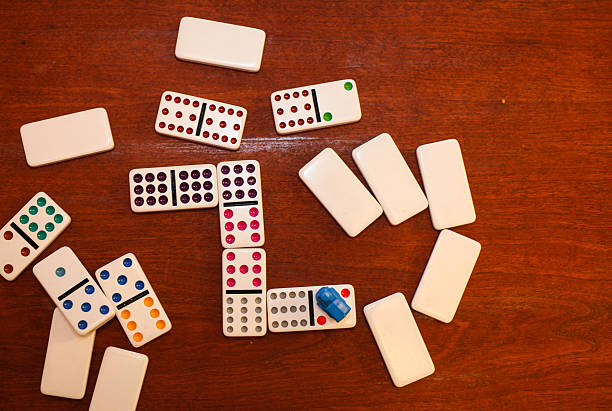 istock mexican train dominoes on coffee table 503218610