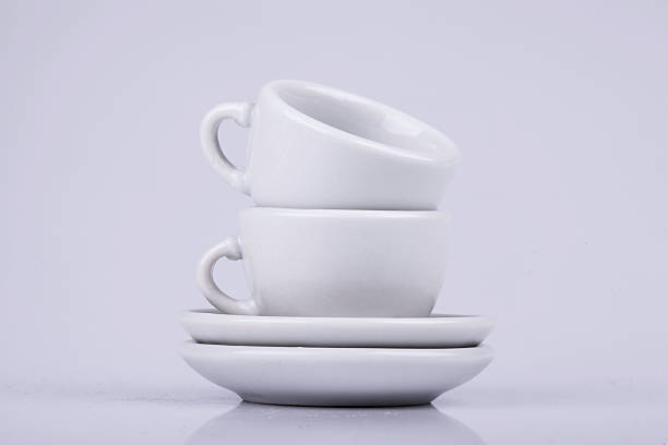 istock set of ceramic cups on a white background 503220640