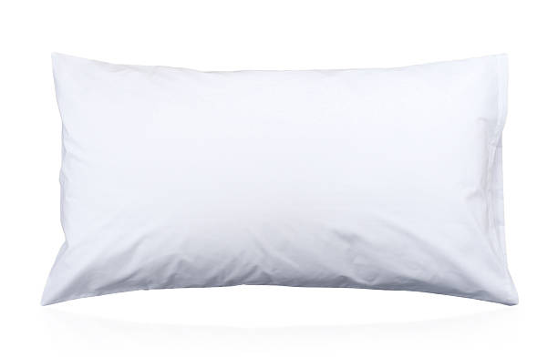 Healthy pillow isolated on white Healthy pillow to support your neck isolated on white pillow stock pictures, royalty-free photos & images