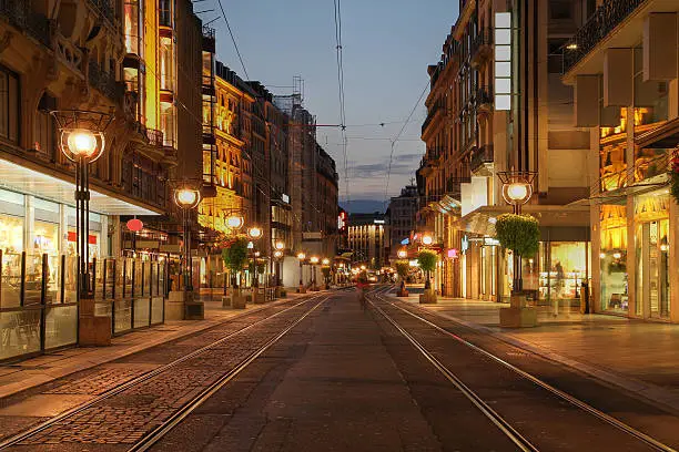 Photo of Street in Geneva, Switzerland