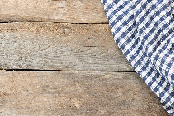 istock Wooden backgrond with piece of cloth 503223036