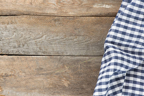 istock Wooden backgrond with piece of cloth 503223088
