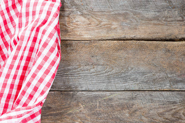 istock Wooden backgrond with piece of cloth 503223252