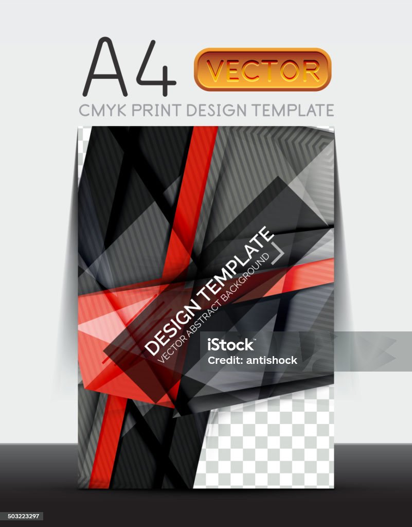 Model Flyers Vector Vector Modern Flyer Design Stock Illustration - Download Image Now ...