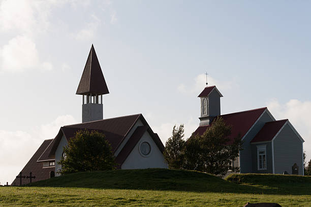 Reykholtskirkja, two of the many Icelandic churches.