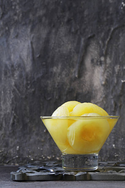 istock canned yellow pears, natural organic dessert 503224298