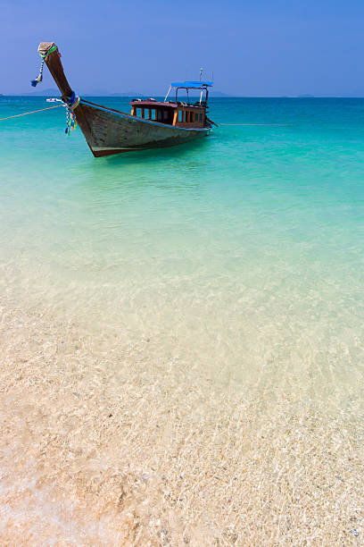лодка в phuket beach - thailand beach nautical vessel phuket province стоковые фото и изображения