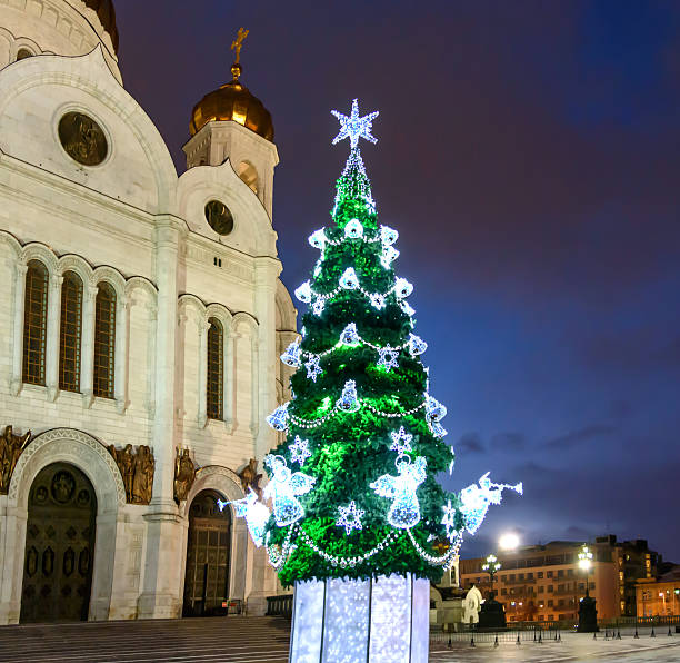 istock New Year tree Cathedral of Christ the Saviour 503225074