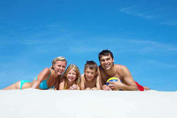 istock Family on sand 503225503