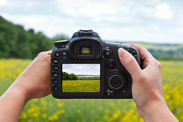 istock Taking a photo with a dslr camera 503225695