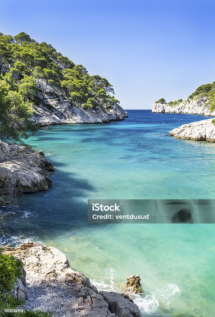 calanque  of Cassis Calanques of Port Pin in Cassis in France near Marseille France Stock Photo