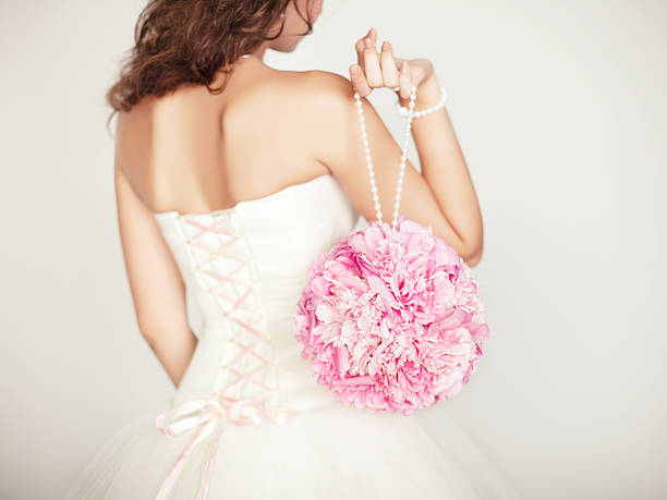 istock Wedding bouquet in hands of bride 503227033