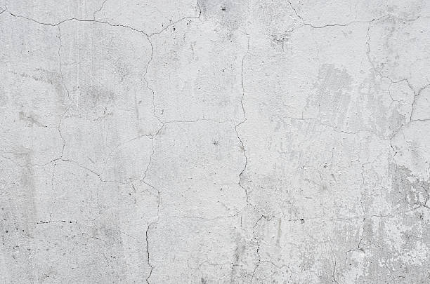 istock Old color white gray wall painted background 503227386