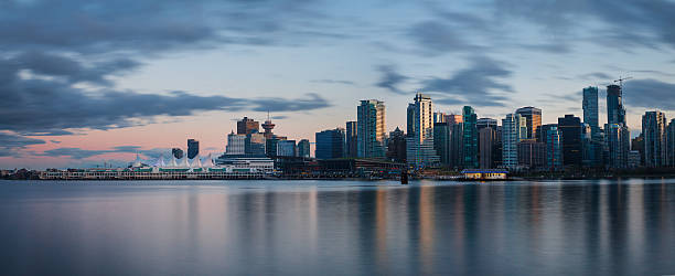 Vancouver BC Panoramic stock photo