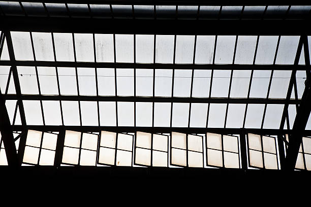 istock old roof  with window at trainstation 503227848